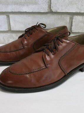 Vito Rufolo Split Toe Oil Tanned Leather Dress Oxfords Men's Footwear Shoes 10 M